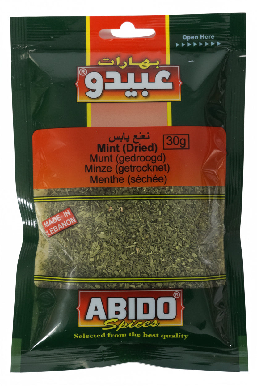 Menthe Séchée Abido 30g
