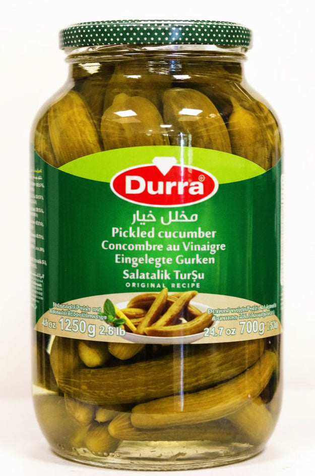 Cornichons au Vinaigre Format Moyen Durra - 1.25kg